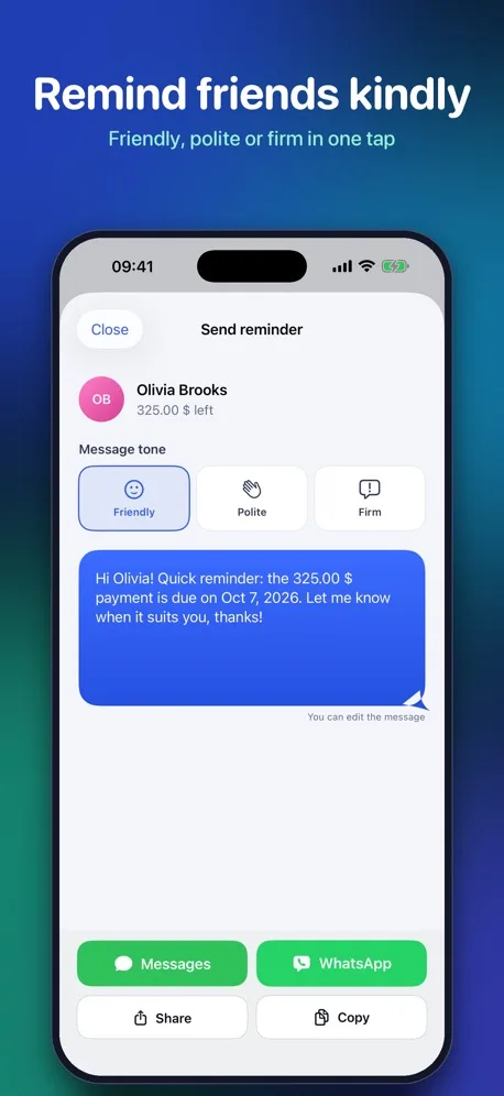 DebtTracker screenshot