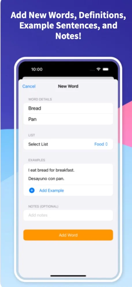VocabHub screenshot