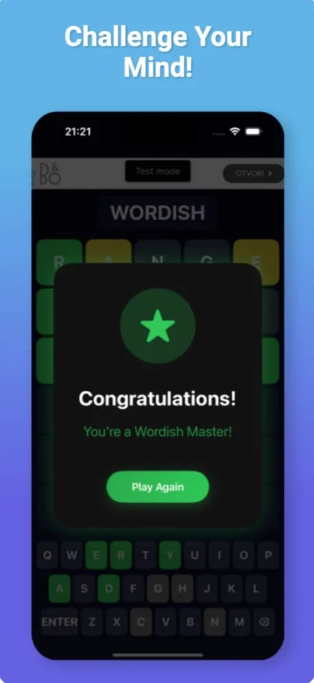 Wordish screenshot